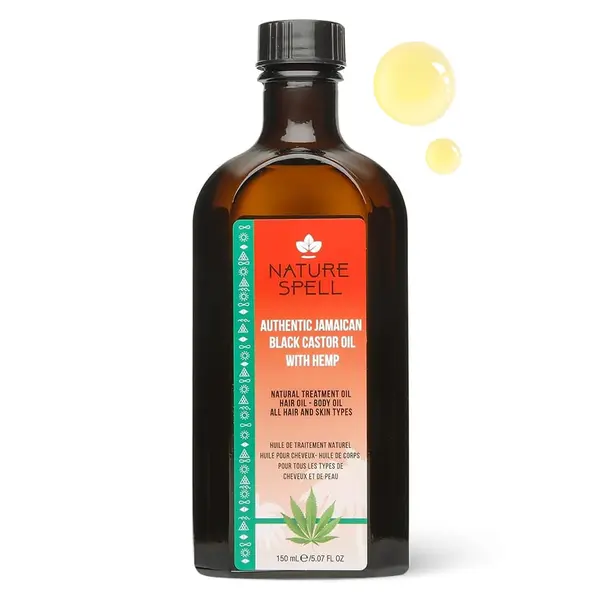 Ulei de Ricin Negru & Canabis pentru creșterea părului Nature S