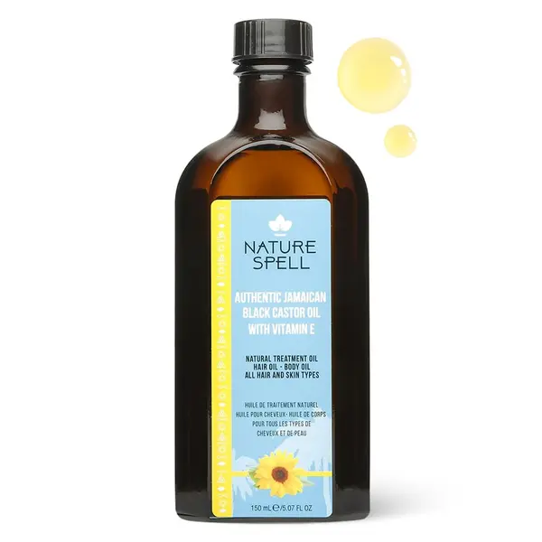 Ulei de Ricin Negru & Vitamina E pentru creșterea părului Natur