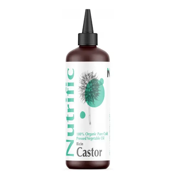 Ulei de ricin organic presat la rece, 100ml, Nutrific