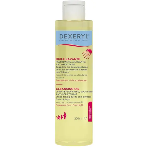 Ulei de Spalare, Pierre Fabre, Dexeryl, Tratament Piele Uscata, Dermatita Atopica, Neurodermatita, Versiune Germania, 200ml