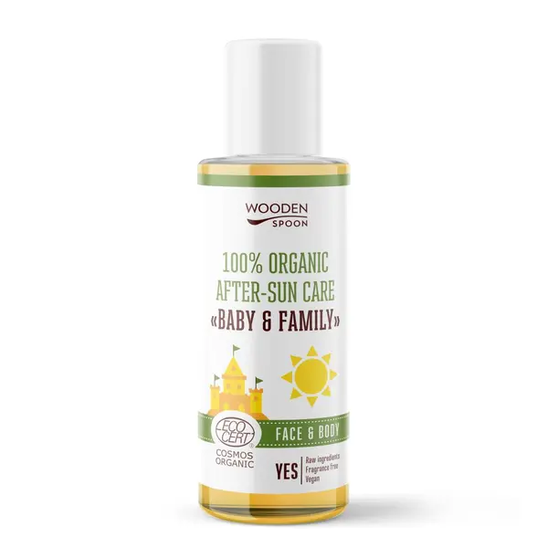 Ulei dupa plaja Wooden Spoon pentru bebelusi si adulti bio 100ml