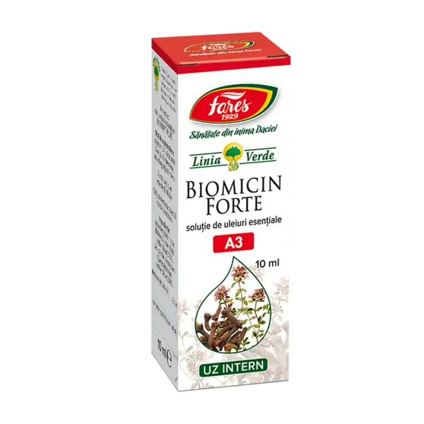 Ulei esential Biomicin Forte A3, 10ml, Fares