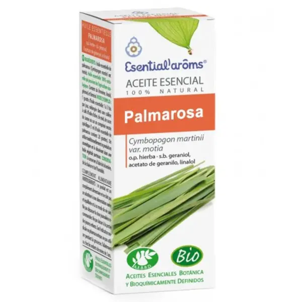Ulei Esential de Palmarosa Bio, Esential'aroms, 10 ml