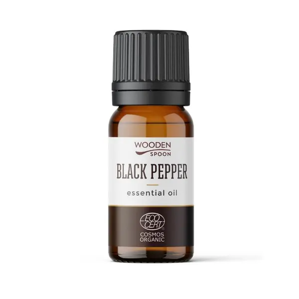 Ulei esential de piper negru ecologic 5ml Wooden Spoon