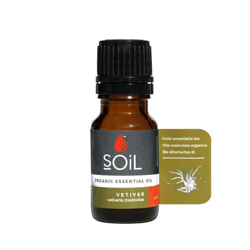 Ulei Esential Vetiver 100% Organic ECOCERT, 10ml | SOiL