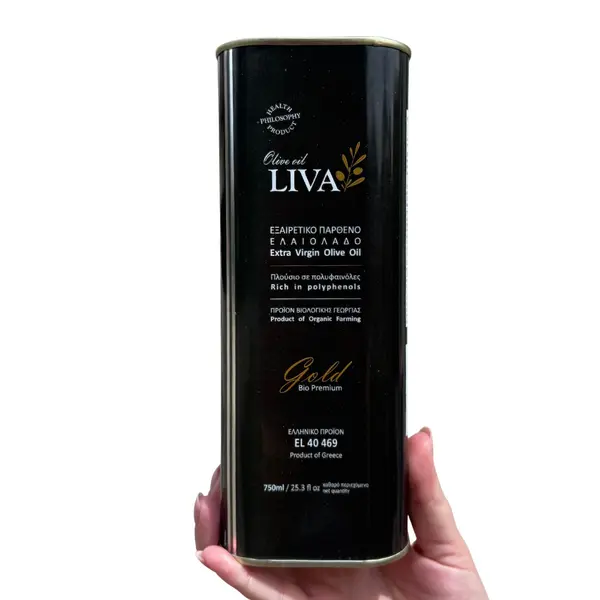 Ulei extravirgin masline GOLD TIN 750ml ECO