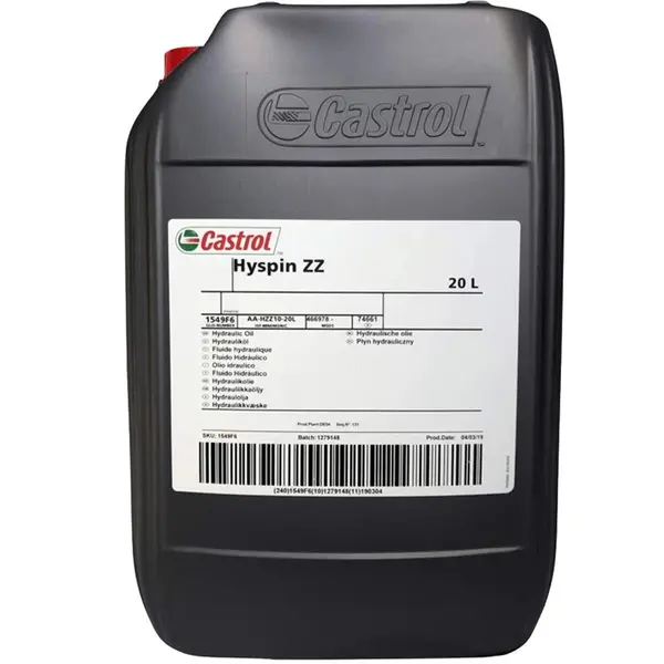 Ulei hidraulic CASTROL Hyspin ZZ 46 14FAF8, volum 20 litri, aditivi fara zinc 20L