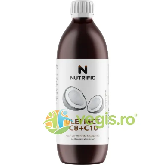 Ulei MCT C8+C10 din Ulei Pur de Cocos 500ml