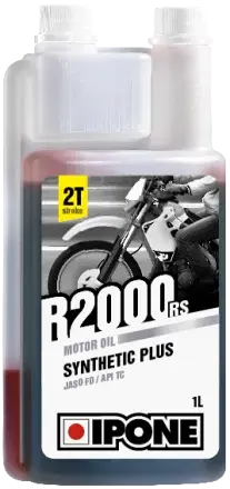 Ulei moto 2T Ipone R2000 RS Sintetic Plus - JASO FD - API TC, 1L