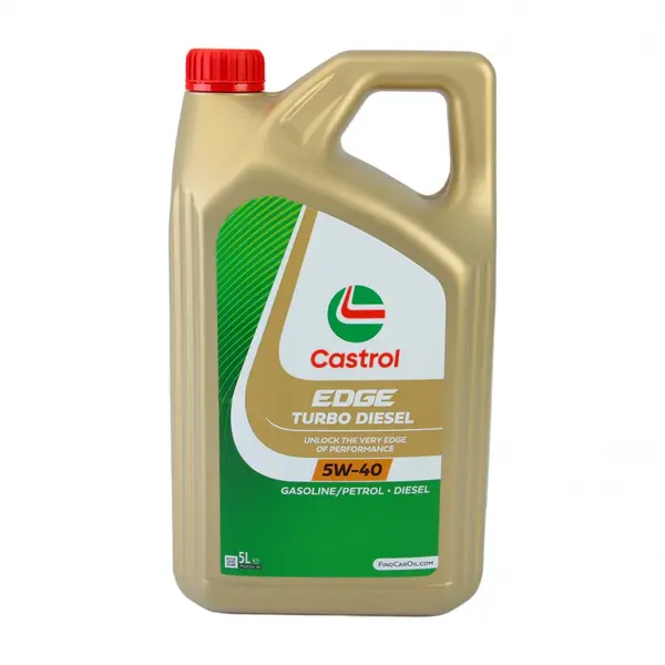Ulei Motor Castrol Edge Turbo Diesel 5W40 5L 5L