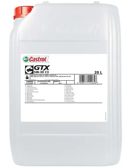 Ulei motor CASTROL GTX C3 5W30 15DAFE 20L 20L