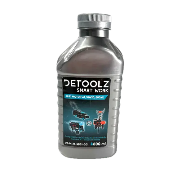 Ulei motor Detoolz 4T 10W30 600 ml DZ-M136-S001-G01 - Default Title