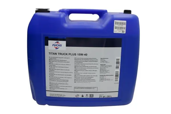 Ulei motor FUCHS TITAN TRUCK PLUS 15W40 20L 20L
