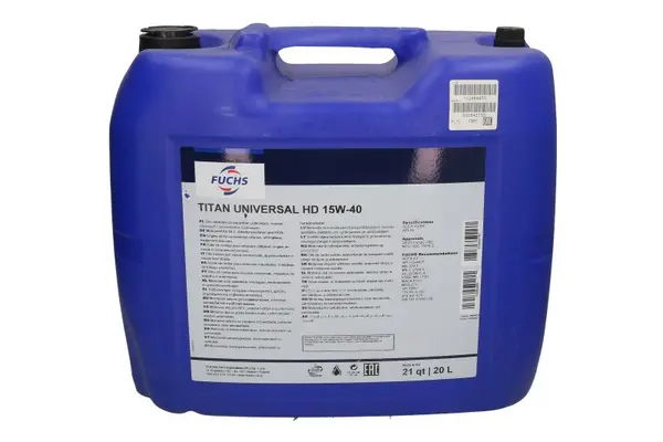 Ulei motor FUCHS TITAN UNIVERSAL HD 15W40 20L 20L
