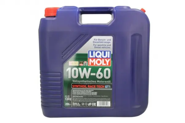 Ulei motor LIQUI MOLY Synthoil Race Tech GT1 10W60 20L