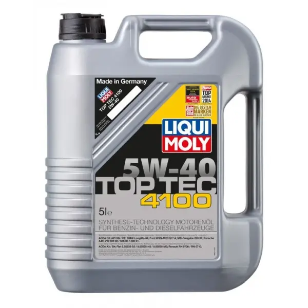 Ulei motor Liqui Moly Top Tec 4100 5W-40 (3701) (2686) (9511) 5L