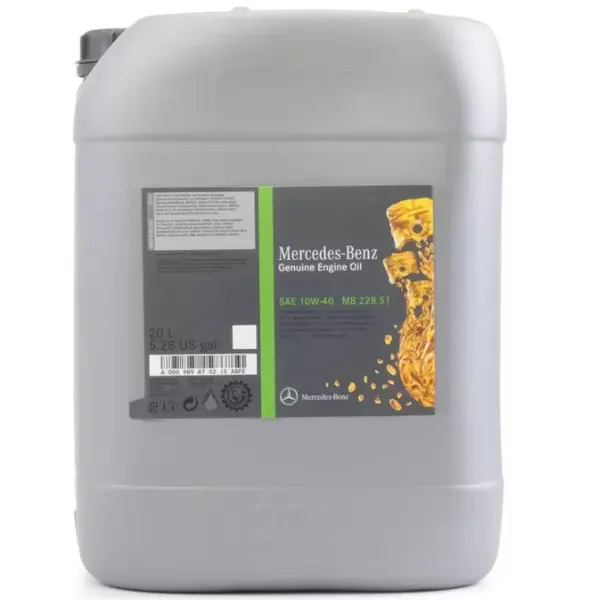 Ulei motor Mercedes Benz 10W40 A000989170815ABFE 20L, ACEA E6 E7, API CI-4, MB 228.51 20L