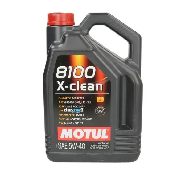 Ulei motor Motul 8100 X-CLEAN 5W40 5L 5L