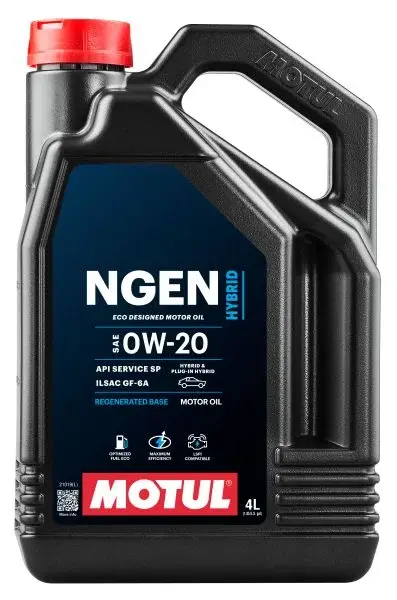 Ulei motor NGEN HYBRID (4L) 0W20 (masini hibrid) ;API SP; ACEA GF-6A; HONDA; KIA; NISSAN; TOYOTA