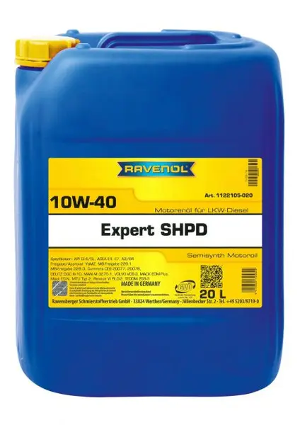 Ulei motor RAVENOL EXPERT SHPD 10W40 1122105-020, volum 20 litri, semi sintetic 20L