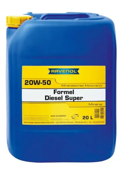 Ulei motor RAVENOL Formel Diesel 20W50 1123220-020, volum 20 litri, mineral 20L