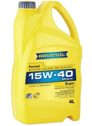 Ulei motor RAVENOL Formel Super 15W40 1113115-004, volum 4 litri, mineral 4L