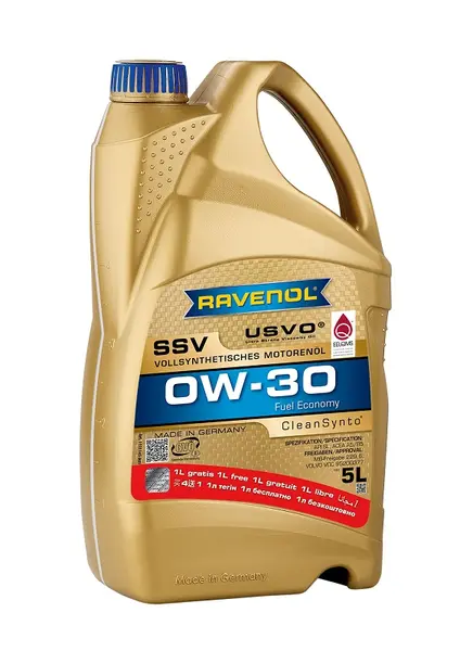 Ulei motor Ravenol SSV USVO SAE 0W-30 5L