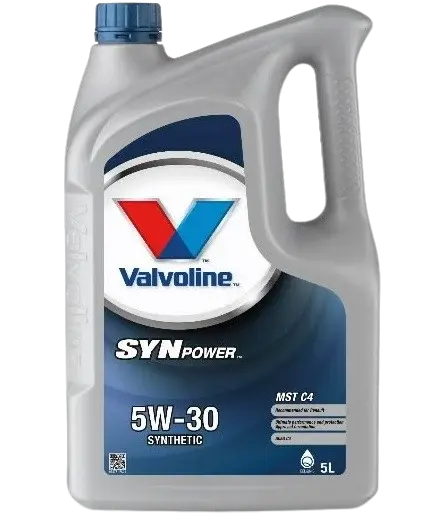 Ulei motor VALVOLINE SYNPOWER MST C4 5W30 V530SPMSTC4 5 5L 5L