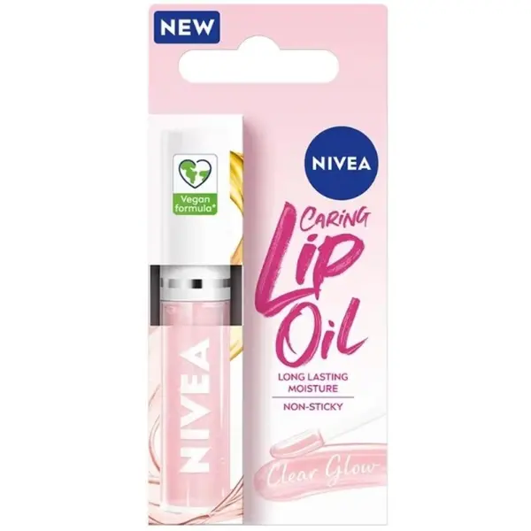 Ulei pentru Buze, Nivea Clear Glow, Caring Lip Oil, 5.5 ml