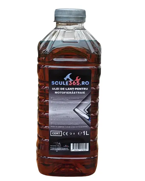 Ulei pentru Ungere Lant Motofierastraie Drujbe, Premium, 1L ORIGINAL SCULE365 *produs in europa*