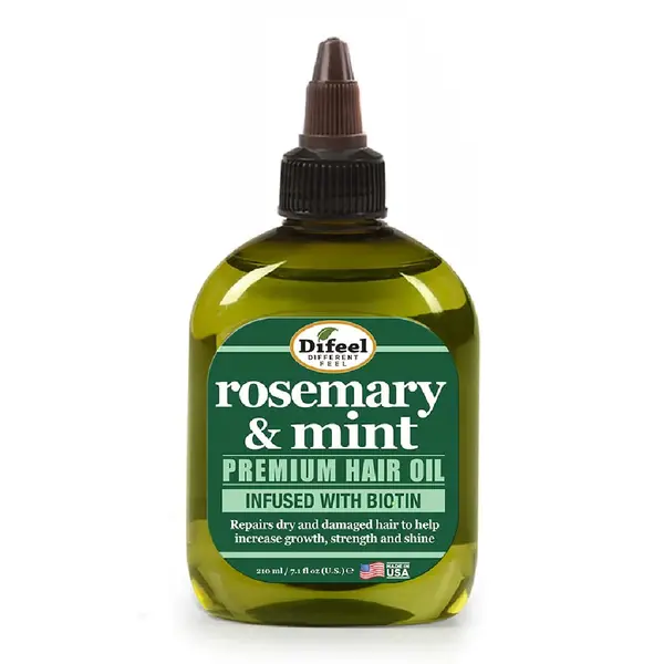 Ulei Premium cu efect de intarire pentru par cu rozmarin si menta, 75ml, Difeel