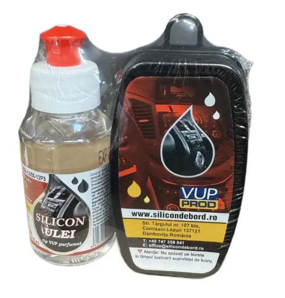Ulei siliconic pentru bord capacitate 100ML cu burete