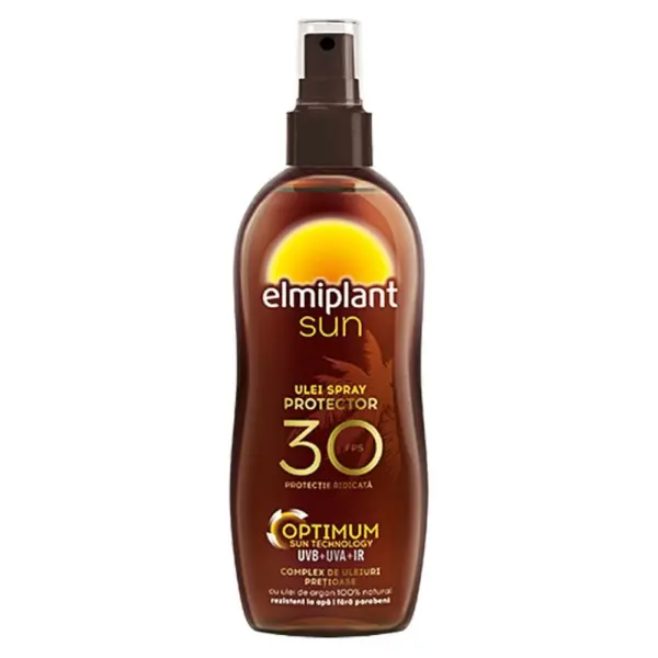 Ulei Spray Bronzare Accelerata Elmiplant SPF 30, 150 ml