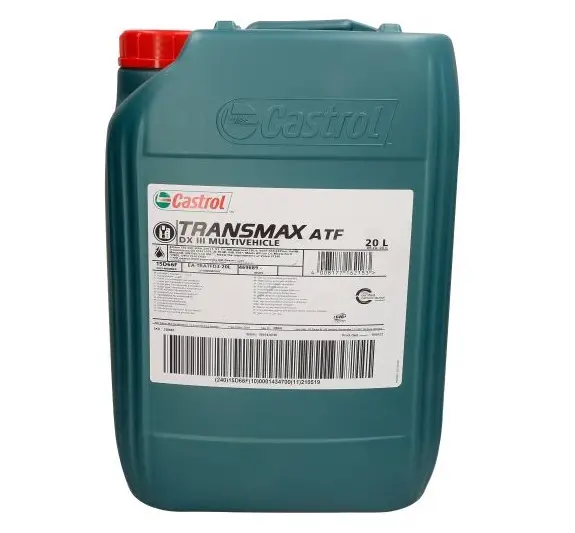 Ulei transmisie automata CASTROL TRANSMAX ATF DX III MULTIVEHICLE 15D66F, volum 20 litri, semi sintetic 20L