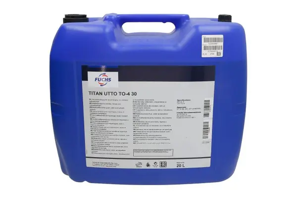 Ulei transmisie hidraulica FUCHS TITAN UTTO TO-4 30, volum 20 litri 20L