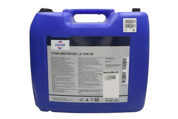 Ulei transmisie manuala FUCHS TITAN SINTOPOID LS 75W90, volum 20 litri 20L