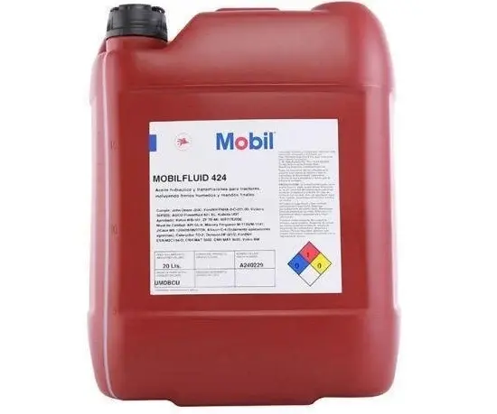 Ulei transmisie utilaje agricole MOBIL Mobilfluid 424 80W, volum 20 litri, semi sintetic, GL-4 208L