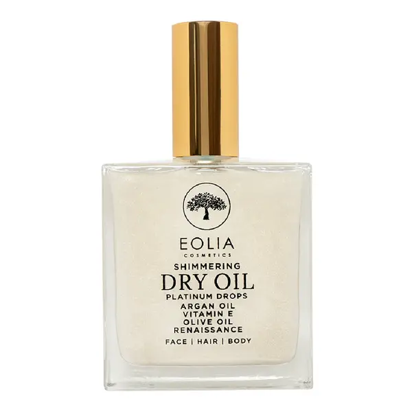 Ulei uscat cu sclipici, Platinum Drops, 100 ml, Eolia