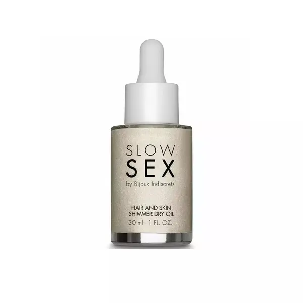 Ulei uscat stralucitor pentru corp Slow Sex, 30ml, Bijoux Indiscrets