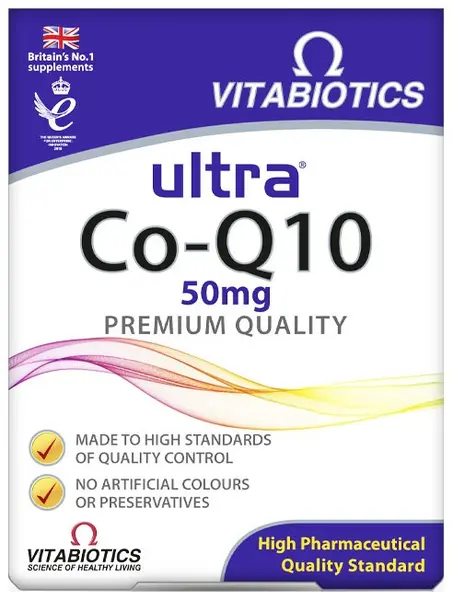 Ultra Co-Q10, 50 mg, 60 tablete, Vitabiotics