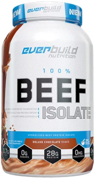 Ultra Premium 100% Beef Isolate, ciocolată dublă, 908 g, Everbuild