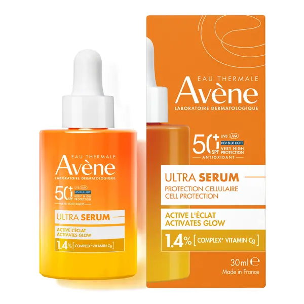 Ultra Serum cu efect de luminozitate SPF50+, 30 ml, Avene