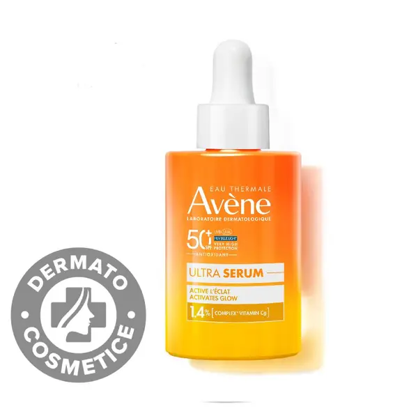 Ultra Serum SPF50+ cu efect de luminozitate, 30ml, Avene