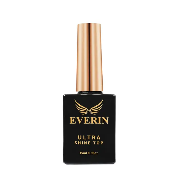 Ultra Shine Top Coat Finish Everin – Top Coat Non Wipe cu luciu intens 15 ml