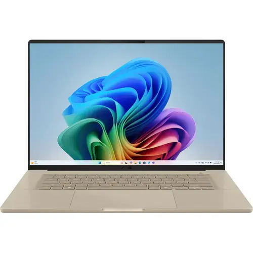 Ultrabook ASUS Zenbook A16 UX3607OA (Procesor Qualcomm Snapdragon X2 Elite Extreme X2E-94-100, 16inch 3K OLED 120Hz, 48GB LPDDR5X, 1TB SSD, Qualcomm Adreno, Win11 Home, Bej)