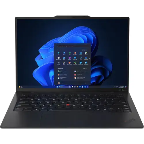 Ultrabook Lenovo ThinkPad X1 Carbon Gen 13 Aura Edition (Procesor Intel® Core™ Ultra 7 265U (12M Cache, up to 5.30 GHz) 14inch 2.8K OLED 120Hz VRR Touch, 64GB LPDDR5X, 1TB SSD, 5G, Intel® Graphics, Win 11 Pro, Negru)