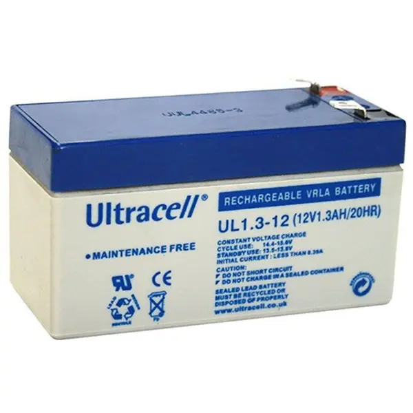 ULTRACELL Acumulator Ultracell UL1.3-12 (12V - 1.3Ah), VRLA-AGM