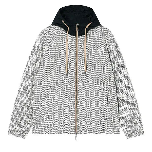 Ultralight nylon blouson with iridescent effect cream S