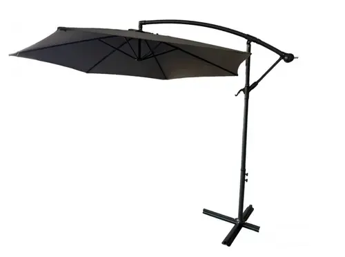 Umbrela de gradina Heinner HR-DUG111, diametru 300cm, Negru