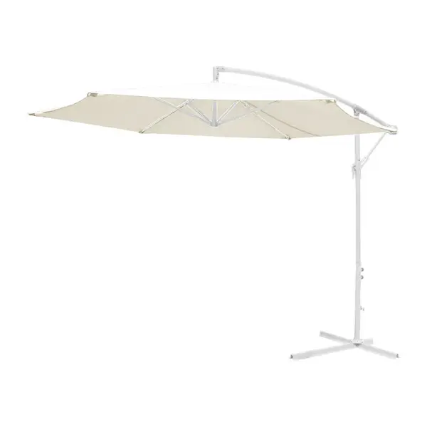Umbrelă de grădină Jiopel Alb 300x300x250 cm